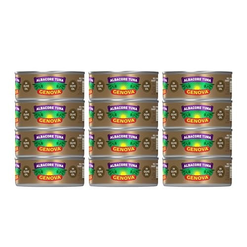 Genova Premium Albacore Tuna in Olive Oil, 5 oz. Cans (Pack of 12) Deal