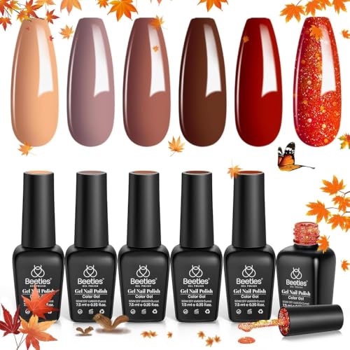 Beetles Fall Gel Nail Polish Set Deal