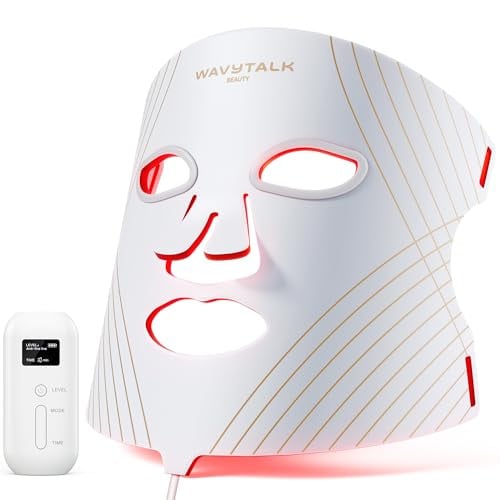 wavytalk Red Light Therapy Mask for Face with Red, Near-Infrared, Blue & Amber Light Therapy Deal
