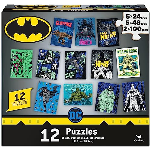 Spin Master DC Comics Batman Puzzle Set 12-Pack