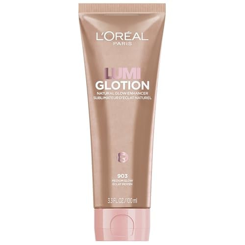 L'Oreal Paris True Match Lumi Glotion XL 903 Medium, Illuminator Highlighter Bronzing Drops (3.04 fl oz)