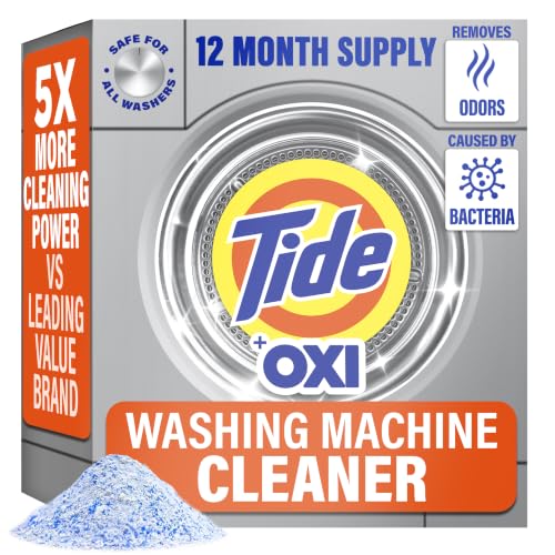 Tide Washing Machine Cleaner 12 Month Supply with Oxi Deal