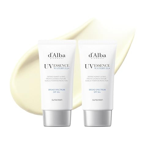D'alba Piedmont Italian White Truffle Waterfull Essence SPF 50+ Sunscreen 2-Pack