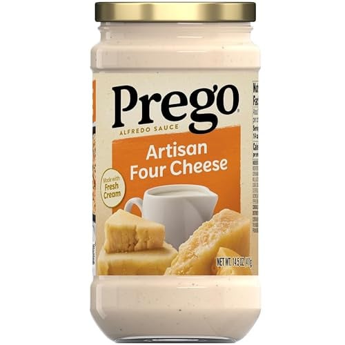Prego Artisan Four Cheese Alfredo Pasta Sauce 14.5 oz Jar Deal