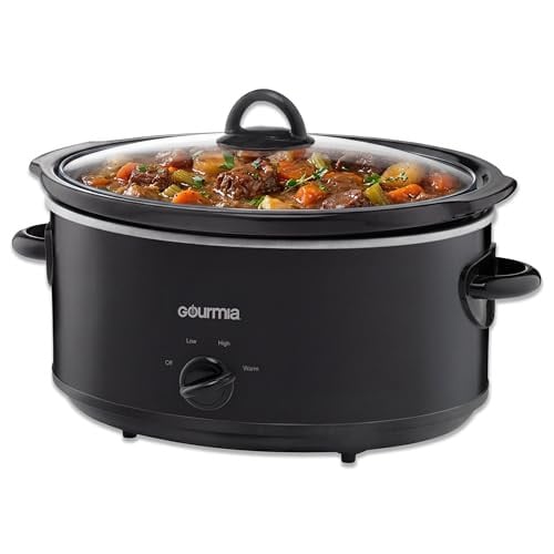 Gourmia Slow Cooker - 6 Quart Removable Ceramic Pot Deal