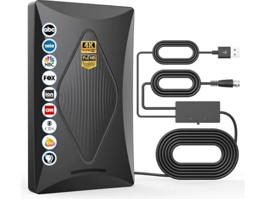 Ohoetoo Long Range Indoor / Outdoor Amplified Digital TV Antenna