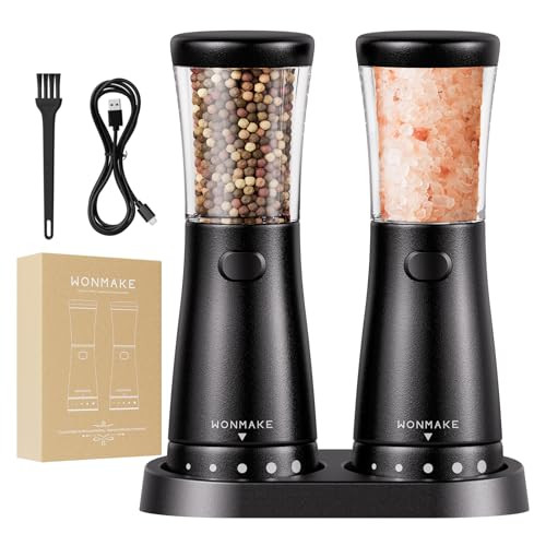 WONMAKE Salt & Pepper Grinder Set