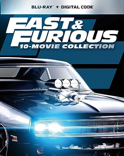 Fast & Furious 10-Movie Collection (Blu-ray + Digital Code) Deal