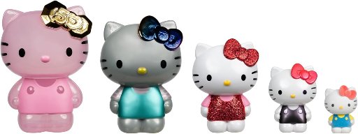 Jazwares Hello Kitty & Friends 50th Anniversary 5-Piece 2"-6" Nesting Figures