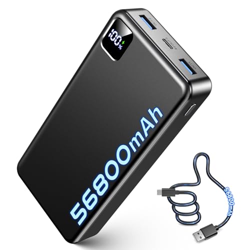 56800mAh 22.5W Fast Charging Power Bank with LED Display Deal