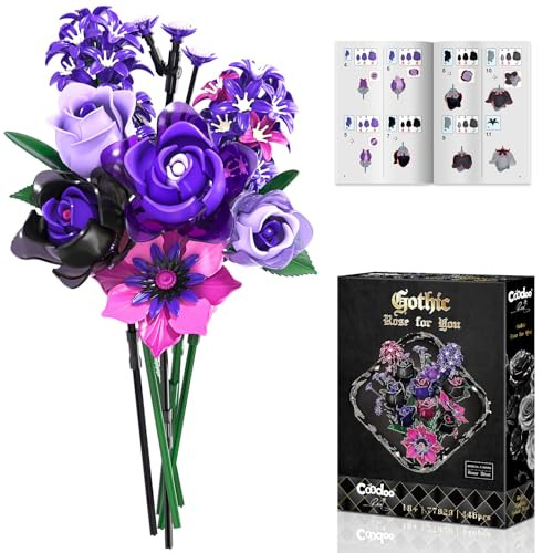 Coodoo Gothic Rose Bouquet Building Set