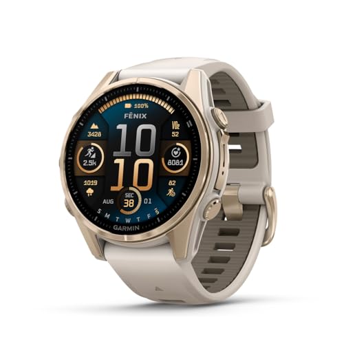 Garmin fēnix 8 Sapphire 43mm Fog Gray/Dark Sandstone Deal