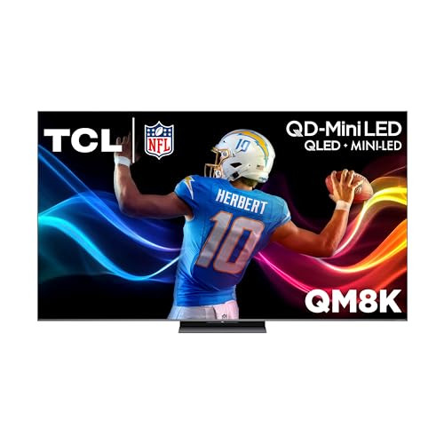 TCL 65" QM8K Series QD-Mini LED 4K UHD Google Smart TV
