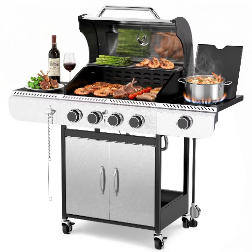 R.W. FLAME 42,000 BTU Propane BBQ Gas Grill Deal