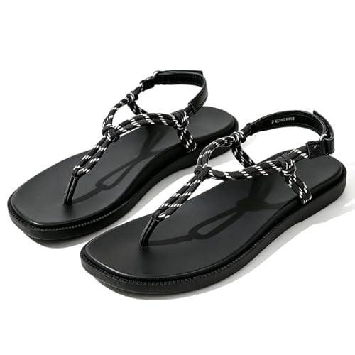 Women’s Arch Support Adjustable Strap Flip Flops Deal