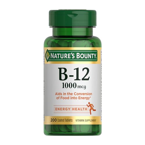 Nature's Bounty Vitamin B12 1000mcg Tablets 200-Count Deal