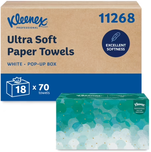 Kleenex Professional Ultra Soft Paper Hand Towels (18 Boxes of 70 Sheets, 1,260 Sheet Total) Deal