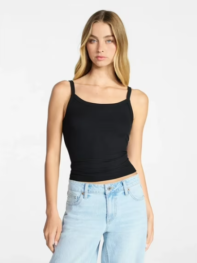 No Boundaries Women's Ribbed Cami Top, 5-Pack