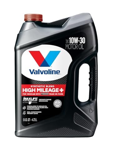 Valvoline High Mileage 150K with Maxlife Plus Technology 10W-30 Motor Oil 5 Quart Deal