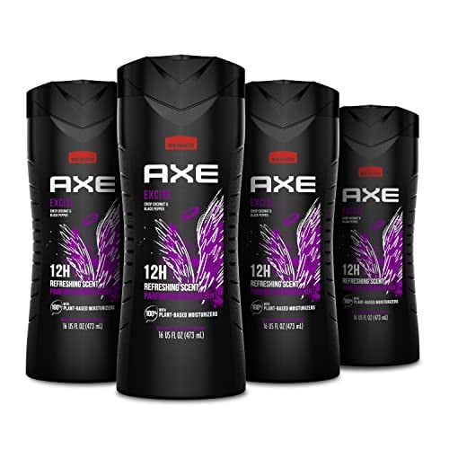 Axe Men's Excite Body Wash 4-Count