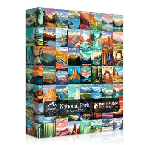 National Parks Puzzle for Adults 1000 Pieces