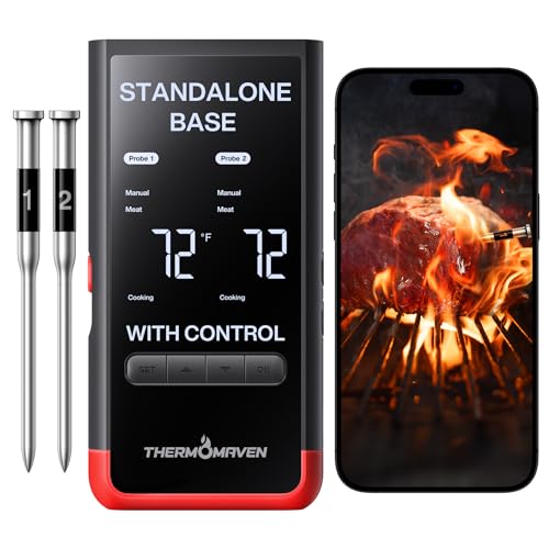 ThermoMaven P2 Smart Bluetooth Wireless Wi-Fi Meat Thermometer w/ 2 Probes Deal