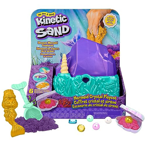 Kinetic Sand Mermaid Crystal Playset