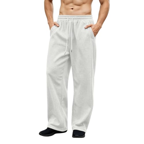 Casual Straight Leg Pants with Drawstring Deal