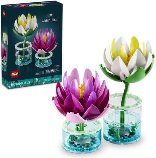 LEGO Botanicals Botanical Collection Water Lilies (11511, 259 Pieces)