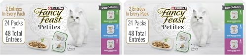 Purina Fancy Feast Petites Wet Cat Food Tubs 48-Count (2.8-oz) Deal