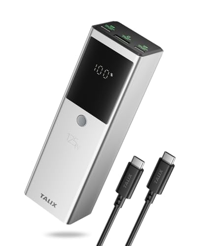 TALIX 12800mAh 125W 3-Port Laptop Power Bank w/ 240W USB-C Cable Deal