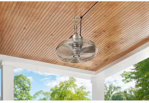 Conyer 18 in. Indoor/Wet Outdoor 3-Speed Anywhere Fan Silver Deal