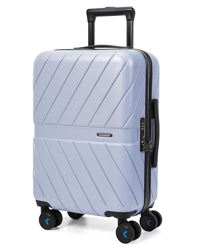BAGSMART 20" Carry On Luggage Hard Shell Spinner Suitcase