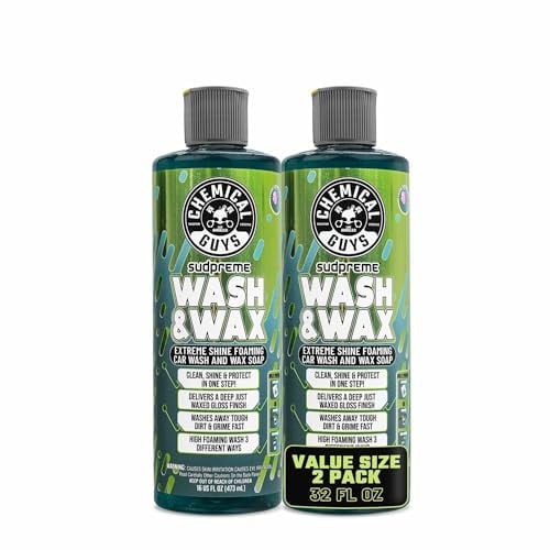 (Prime Deal) Chemical Guys Sudpreme Wash & Wax Car Wash Soap (2 x 16 Fl Oz)