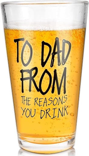 16 OZ Funny Beer Glass Deal