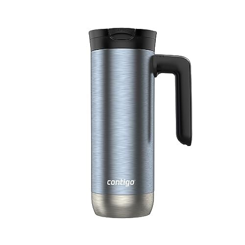 Contigo Superior 2 Stainless Steel Travel Mug w/ Handle & Leak-Proof Lid 2-Pack Deal