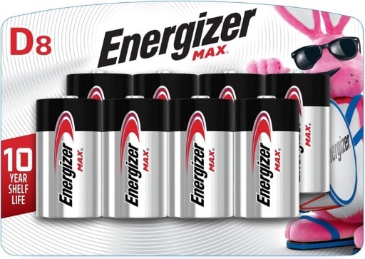 Energizer MAX D 8-Pack