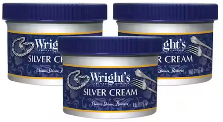 Wright's 3-Pack 8-Oz Silver Polish Cream Deal
