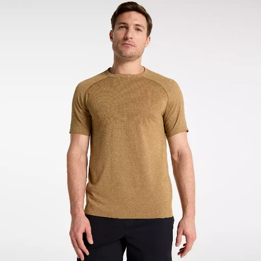 VRST Men's Circuit Seamless Short Sleeve Top (Brown)