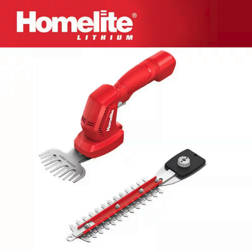 Homelite 12V Lithium Cordless Garden Tools w/ Internal 2.5 Ah Battery & Charger Deal