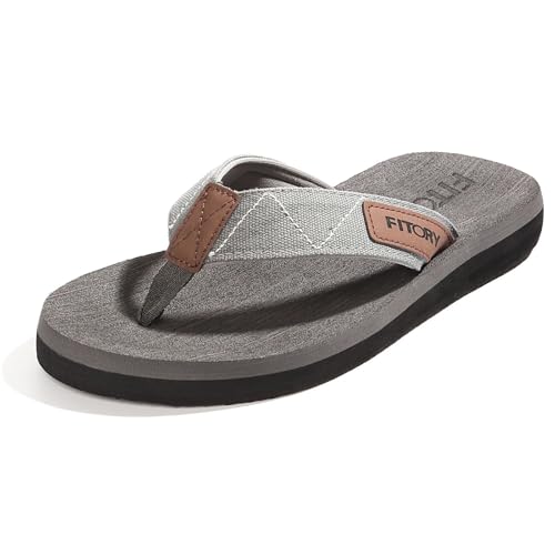 FITORY Men's Flip-Flops Thongs Sandals Deal