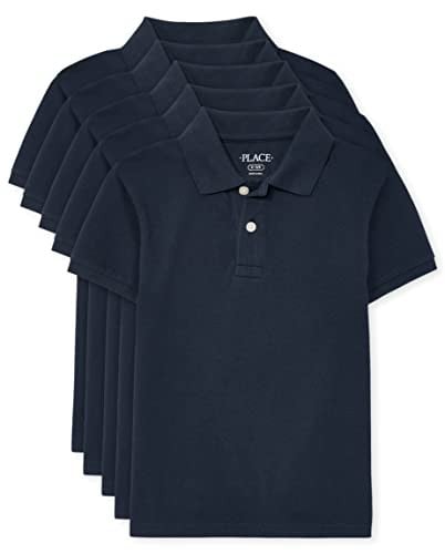 The Children's Place Boys Short Sleeve Polo Shirts 5-Pack