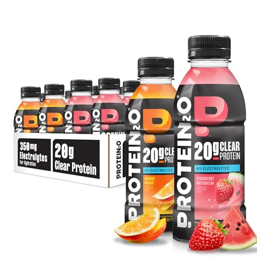 12-Pack 16.9-Oz Protein2o 2-in-1 Liquid Clear Whey Protein Isolate and Electrolyte Drink