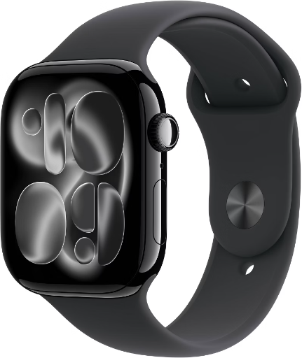 Apple Watch Series 11 GPS 42mm Jet Black Aluminum Case with Black Sport Band Deal