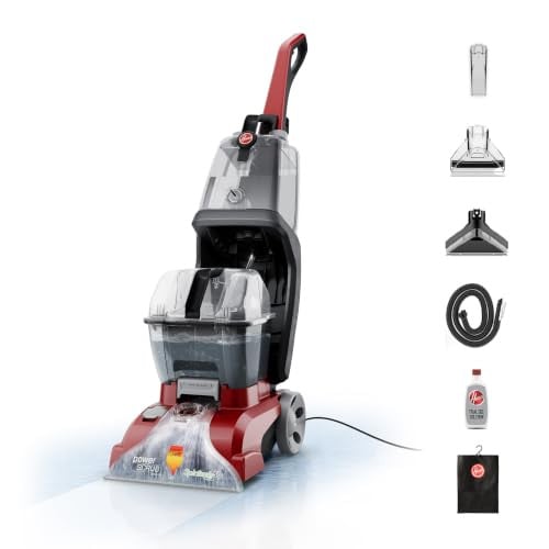 Hoover PowerScrub Deluxe Carpet Cleaner Machine w/ SpinScrub Brushes, HeatForce Drying & Pet Upholstery Tools Deal
