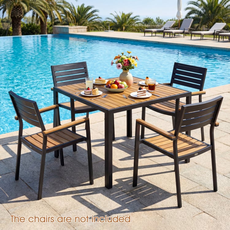 Costway 36 Inch Square Outdoor Dining Table for 4 Deal