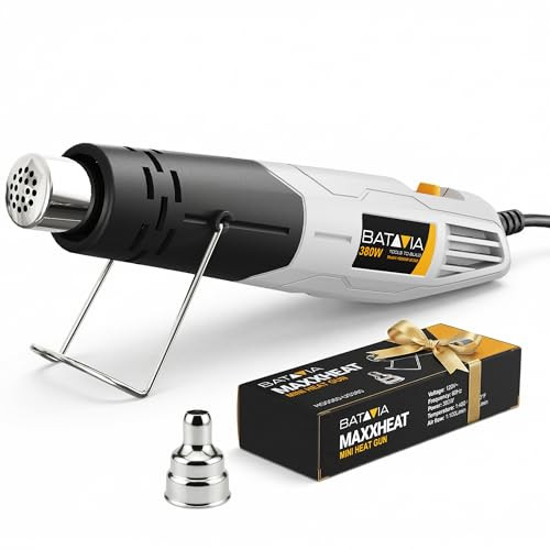 BATAVIA 380W Mini Heat Gun with 2 Temp (572°F/1022°F)