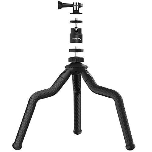 SABRENT Universal Flexible Tripod with Ball Head Bundle