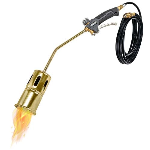 Ivation 320,000 BTU Adjustable Flame Propane Torch Weed Burner w/ 12' Hose