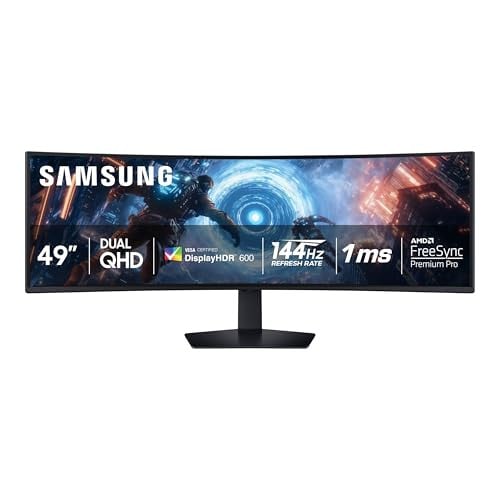 SAMSUNG 49-inch Odyssey G9 DQHD 144Hz Curved Gaming Monitor Deal